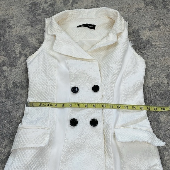 Proenza Schouler Textured Double Breasted Sleeveless Blazer Dress Sz 2 - Picture 9 of 15